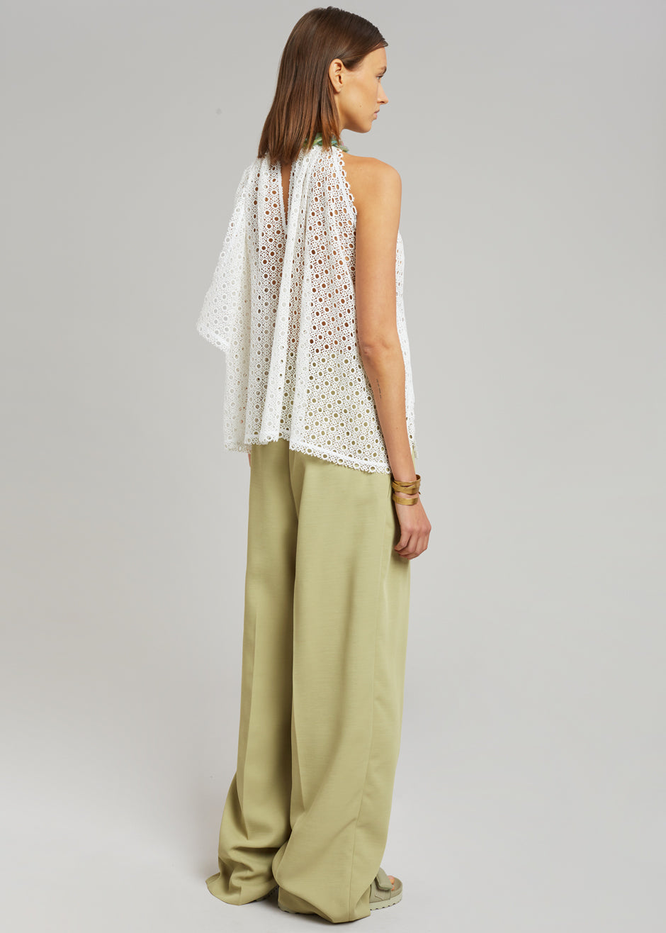 JW Anderson Chain Detail Halter Neck Top - White - 2