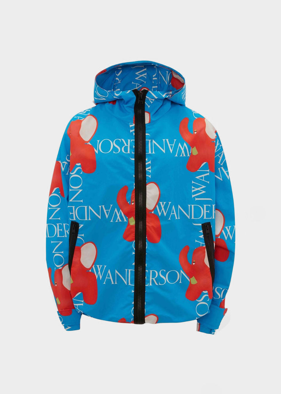 JW Anderson Elephant Shell Jacket - Blue - 8
