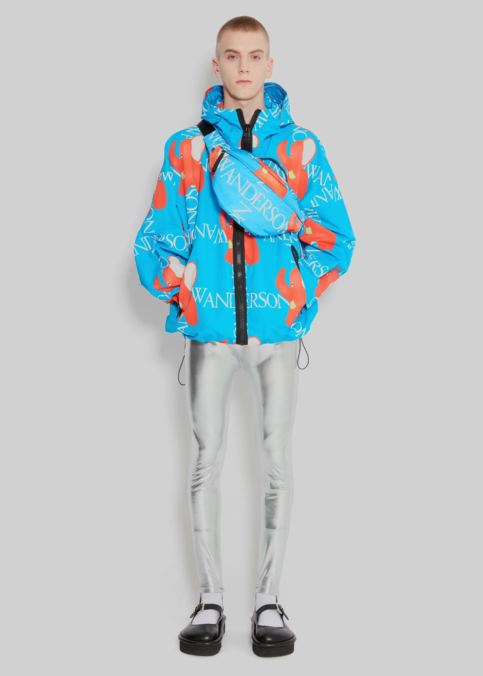 JW Anderson Elephant Shell Jacket - Blue - 5