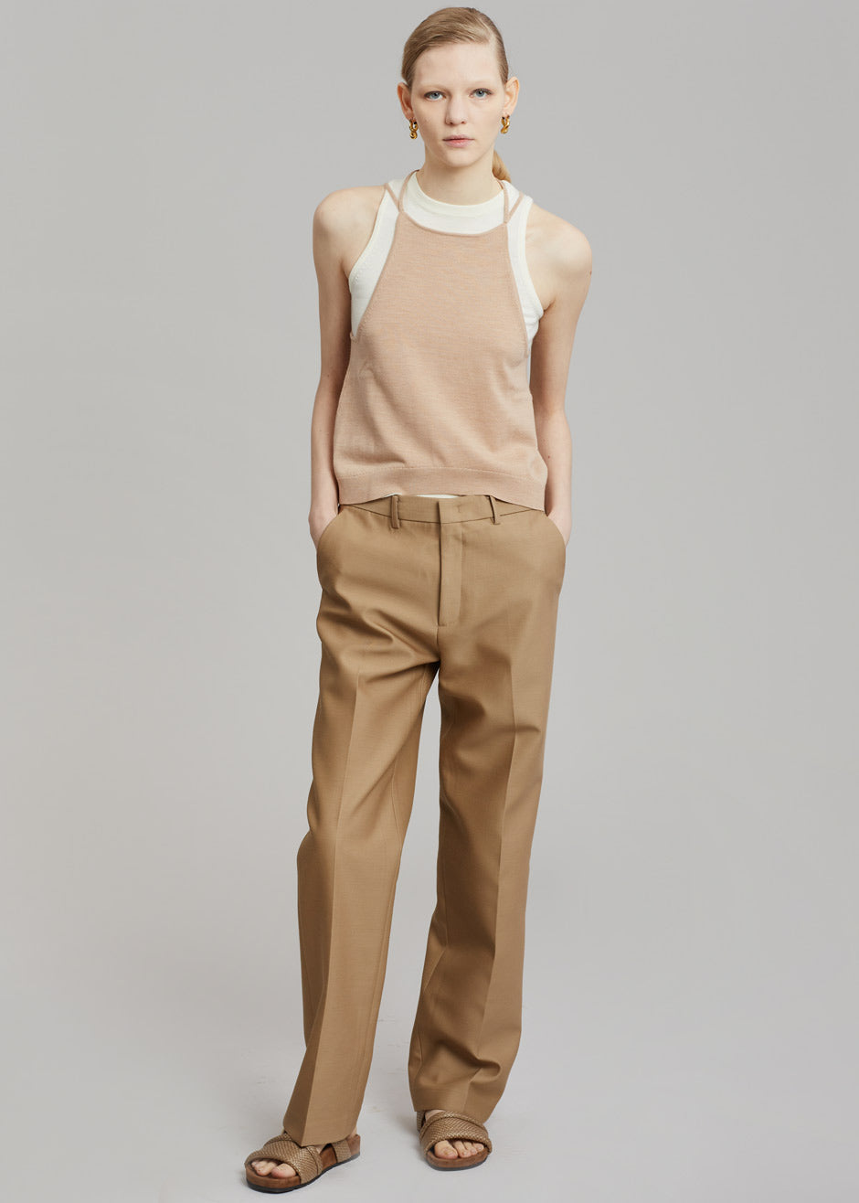 JW Anderson Layered Tank Top - White/Beige - 1