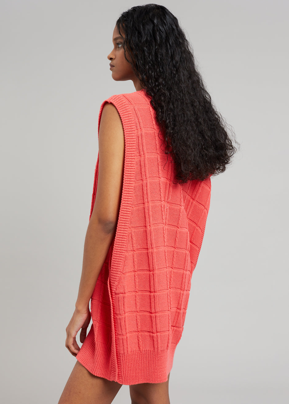 Kami Knit Dress - Red - 7