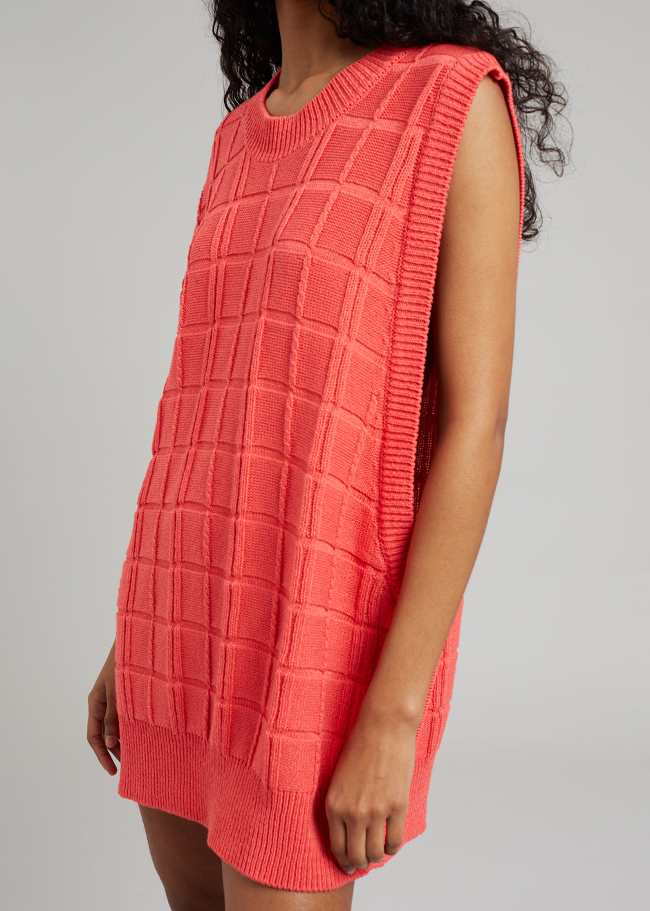 Kami Knit Dress - Red - 3
