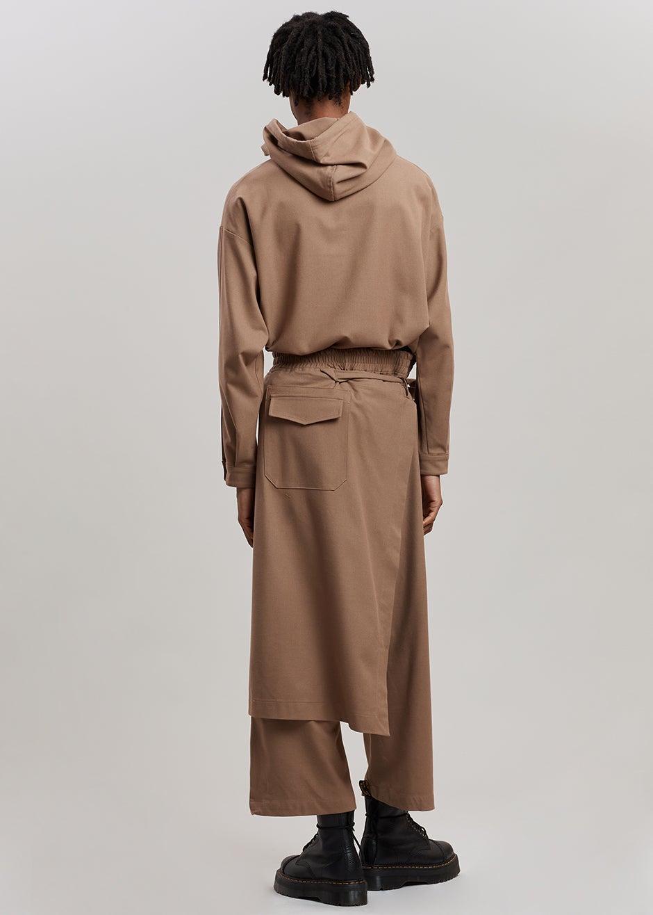 Keanu Wrap Pants - Hazelnut - 6