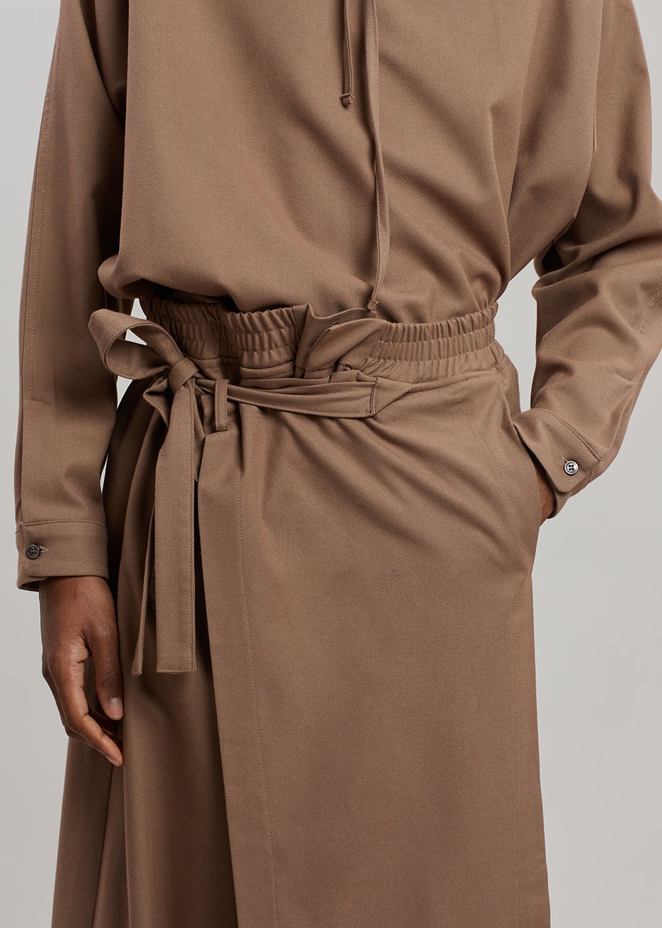 Keanu Wrap Pants - Hazelnut - 4