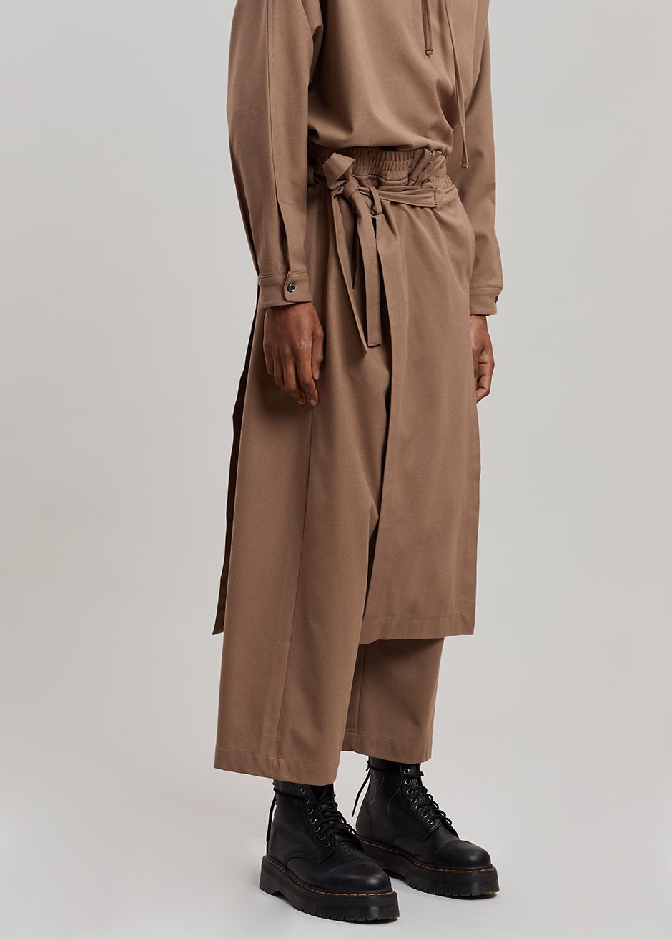 Keanu Wrap Pants - Hazelnut - 5