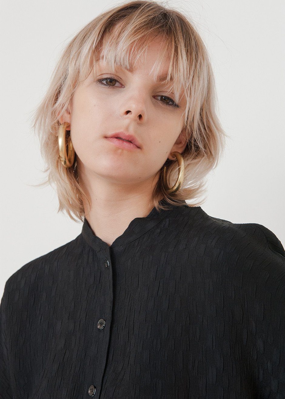 Laura Lombardi Curve Earrings - Gold - 4