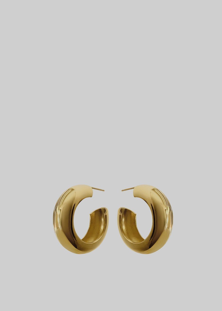 Laura Lombardi Cusp Hoops - Gold - 1