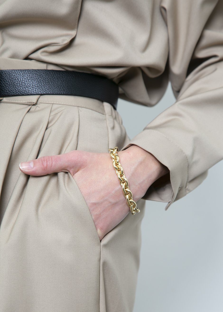 Laura Lombardi Cable Bracelet - Gold - 5