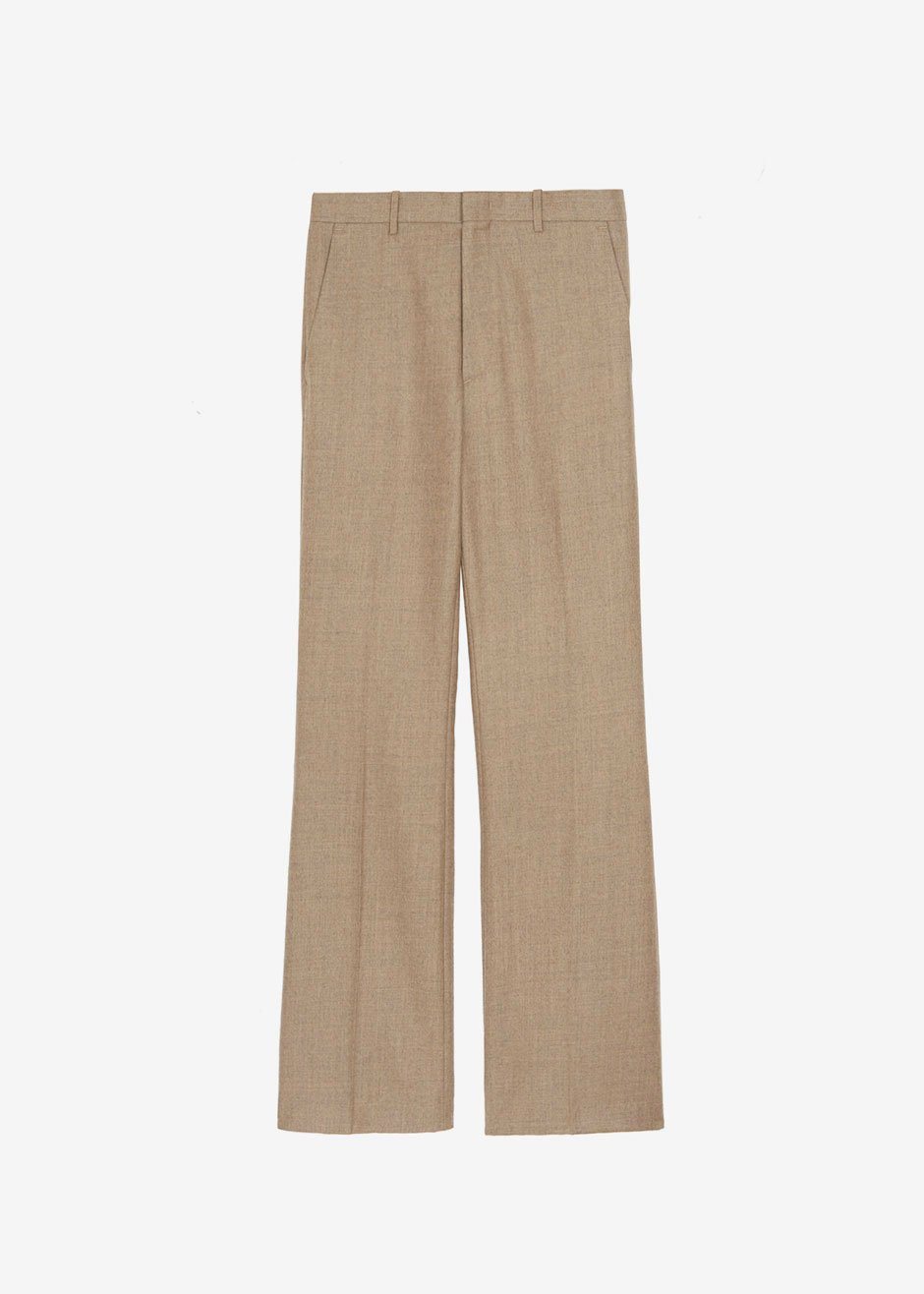 Lennon Wool Pants - Sand - 7