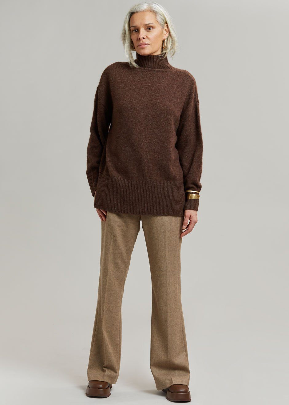 Lennon Wool Pants - Sand - 5