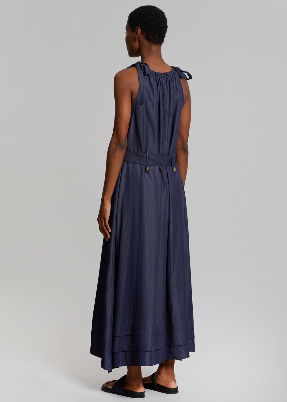 Liv Maxi Dress - Dark Indigo - 8