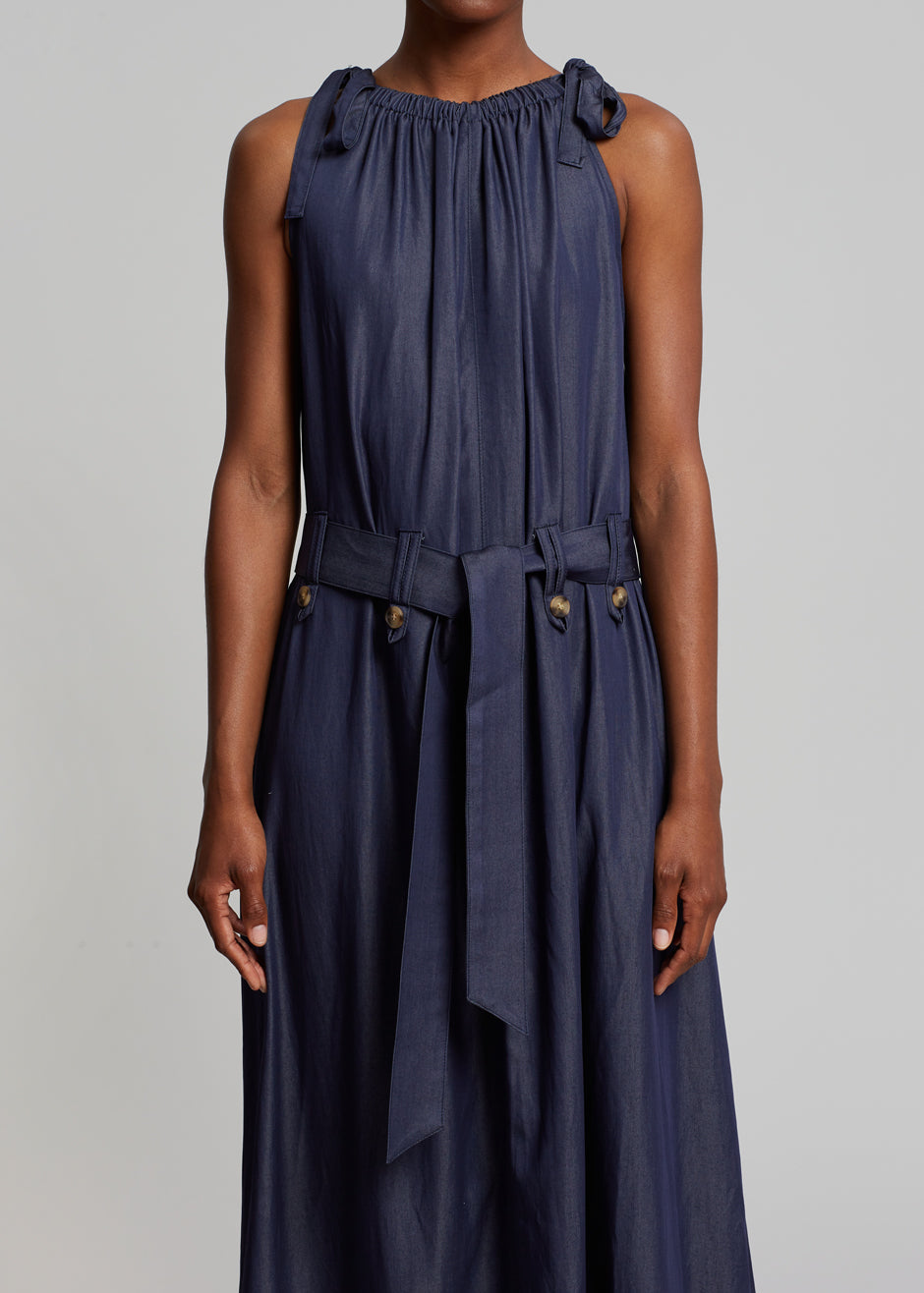 Liv Maxi Dress - Dark Indigo - 3