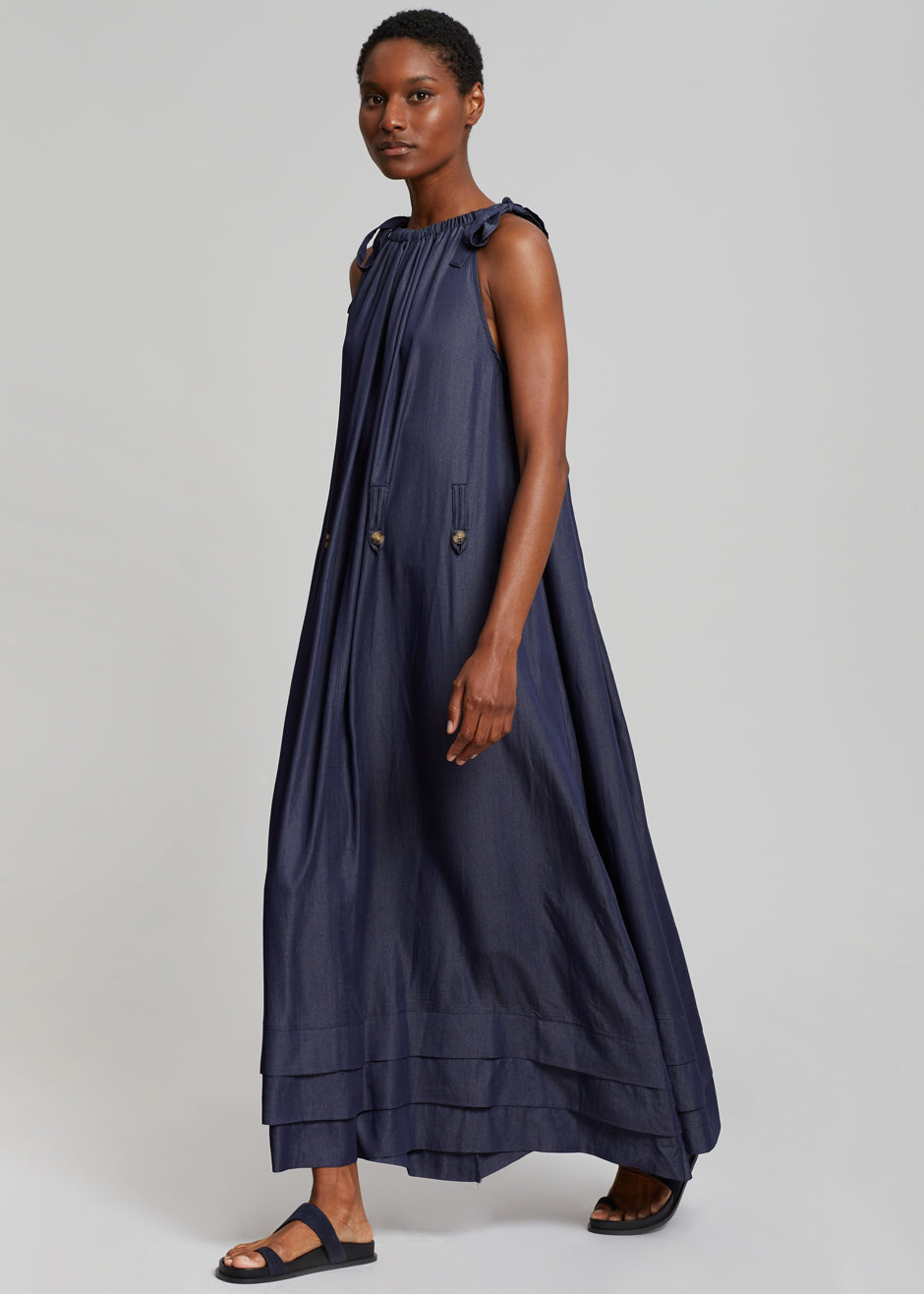 Liv Maxi Dress - Dark Indigo - 7