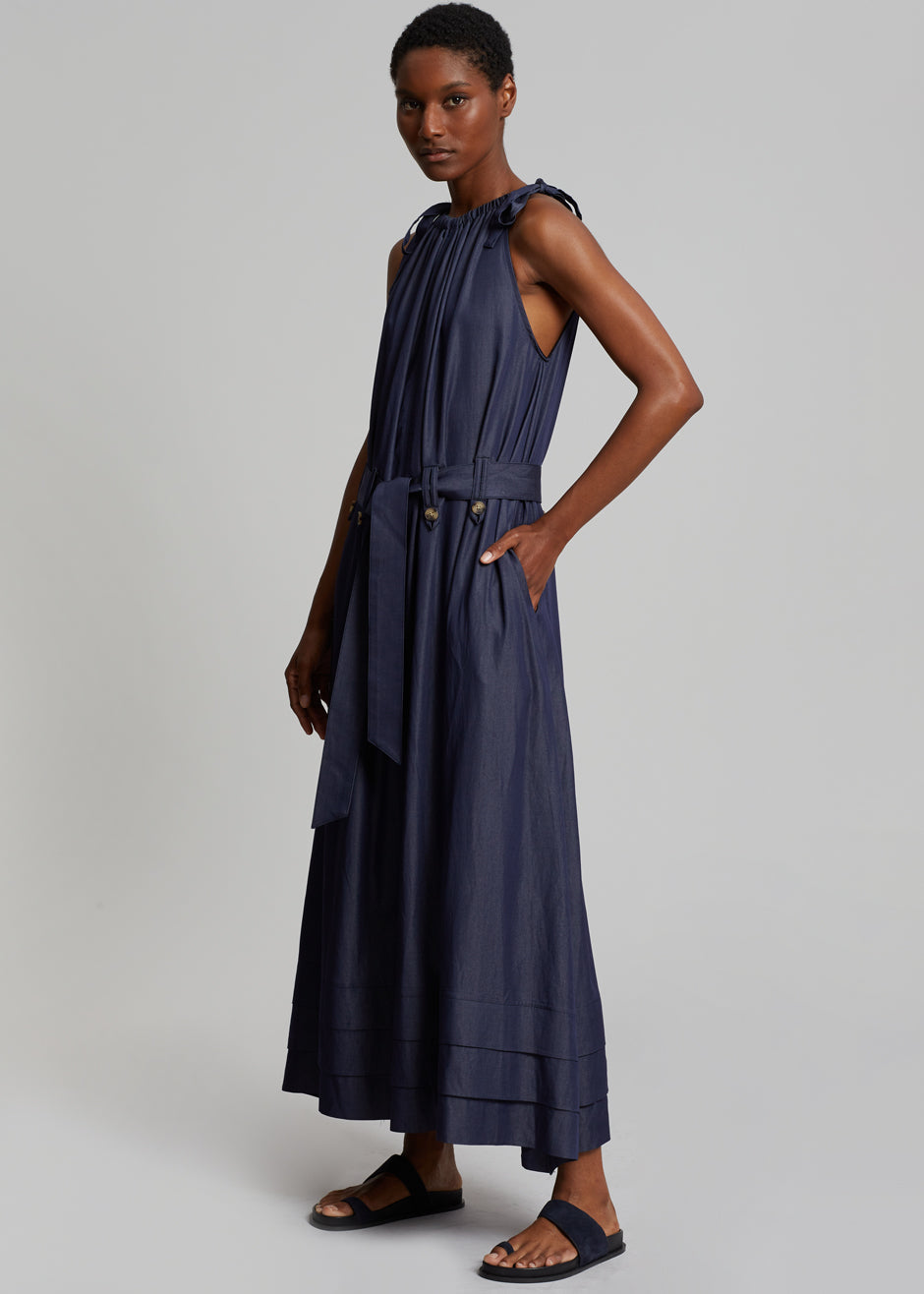 Liv Maxi Dress - Dark Indigo - 4