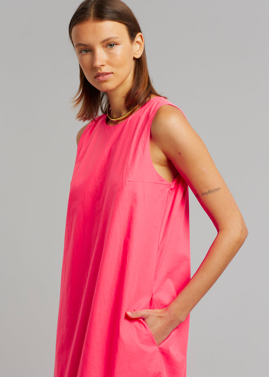 LouLou Flouncy Hem Dress - Fuchsia - 3