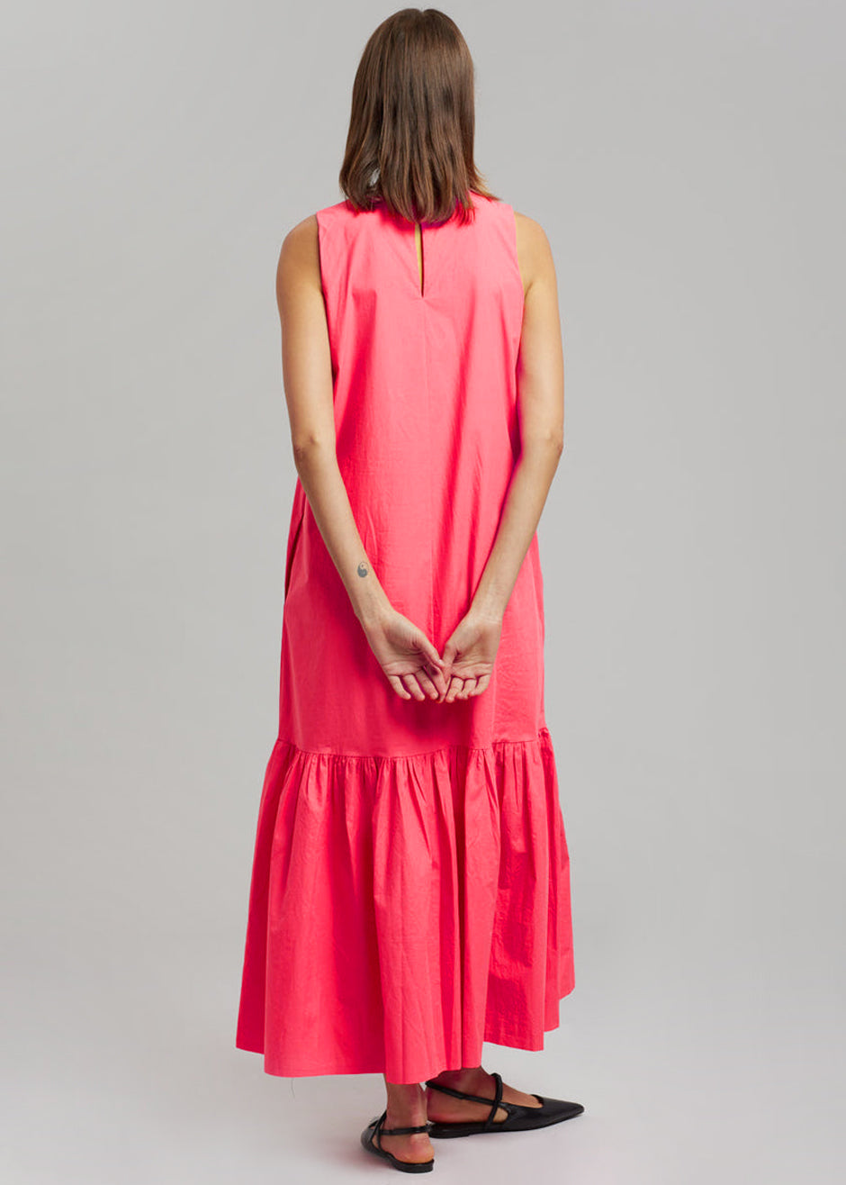 LouLou Flouncy Hem Dress - Fuchsia - 5