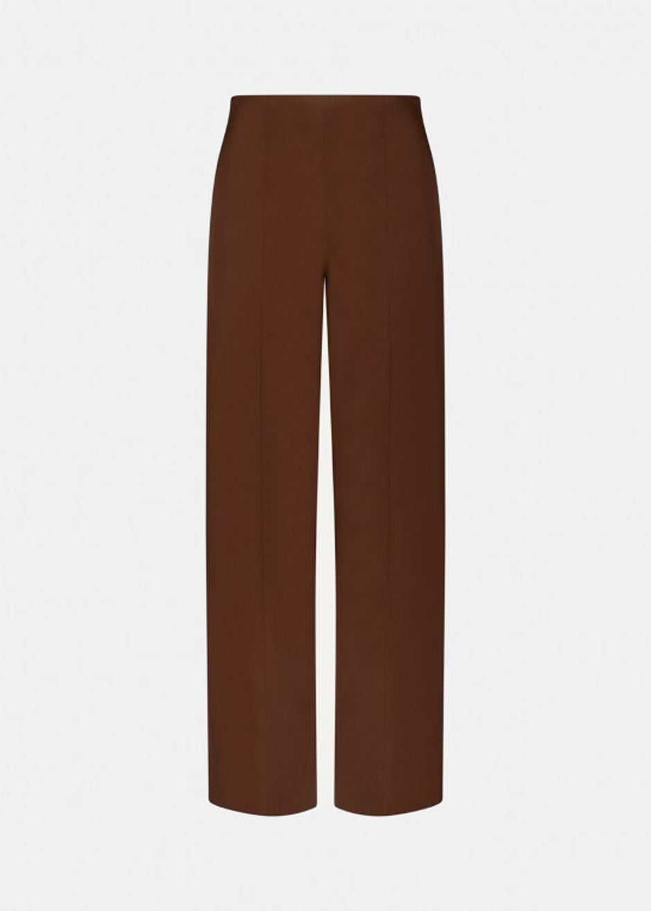 Loulou Studio Hamill Pants - Choco - 12