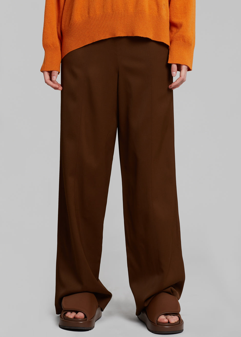 Loulou Studio Hamill Pants - Choco - 6