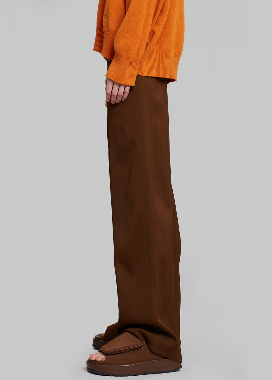 Loulou Studio Hamill Pants - Choco - 2
