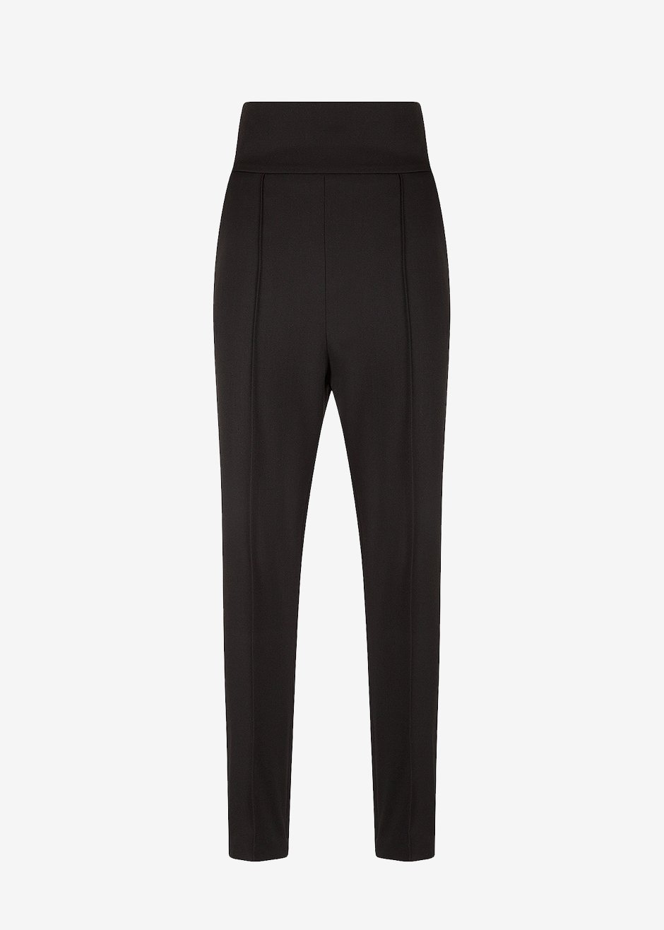 Loulou Studio Pinzon Stirrup Pants - Black - 10