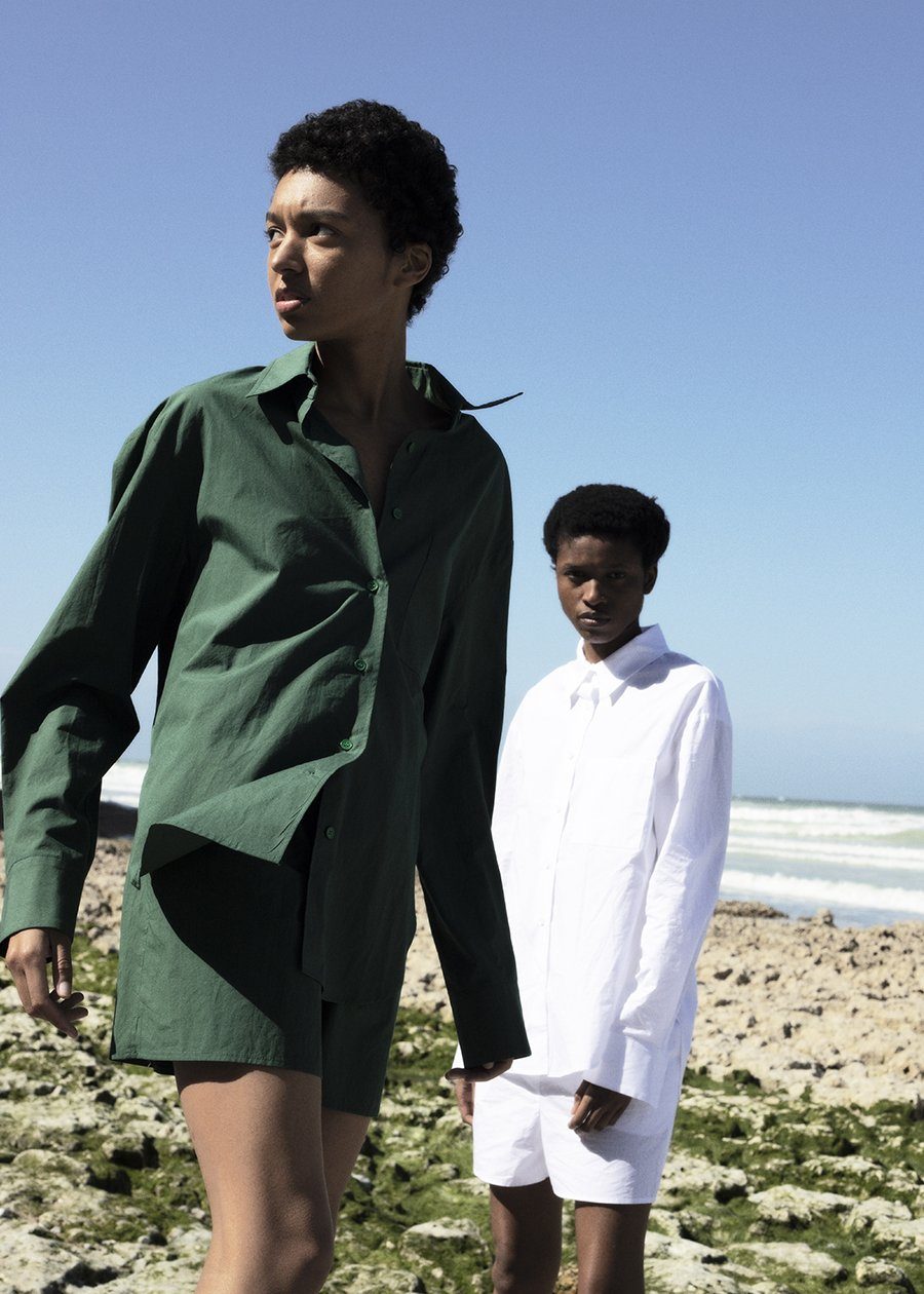 Lui Organic Cotton Shirt - Hunter Green - 6