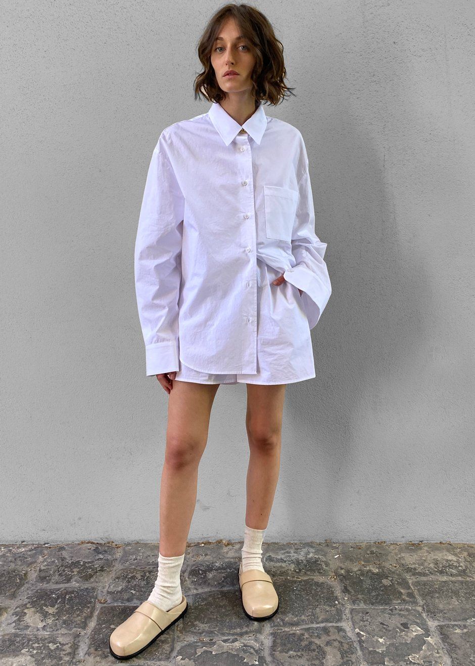 Lui Organic Cotton Shirt - White - 7