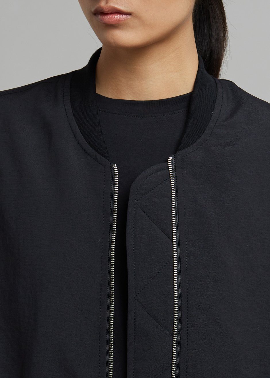 Lumi Bomber Jacket - Black - 7