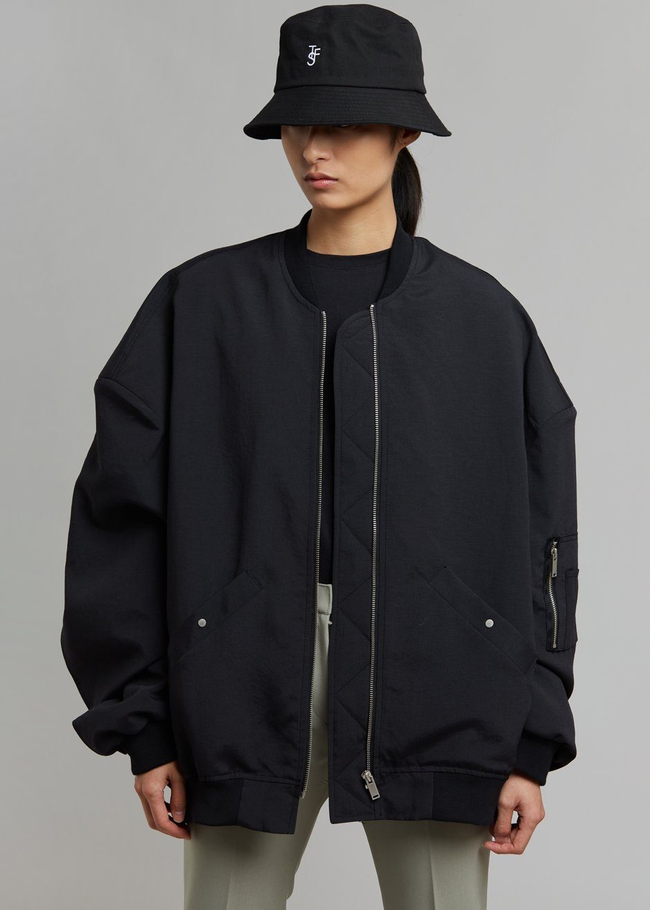 Lumi Bomber Jacket - Black - 4