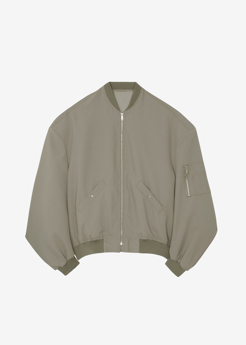 Lumi Bomber Jacket - Dark Olive - 16