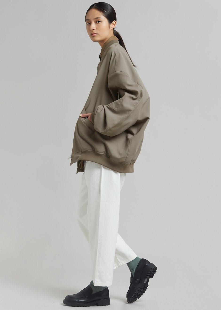 Lumi Bomber Jacket - Dark Olive - 2