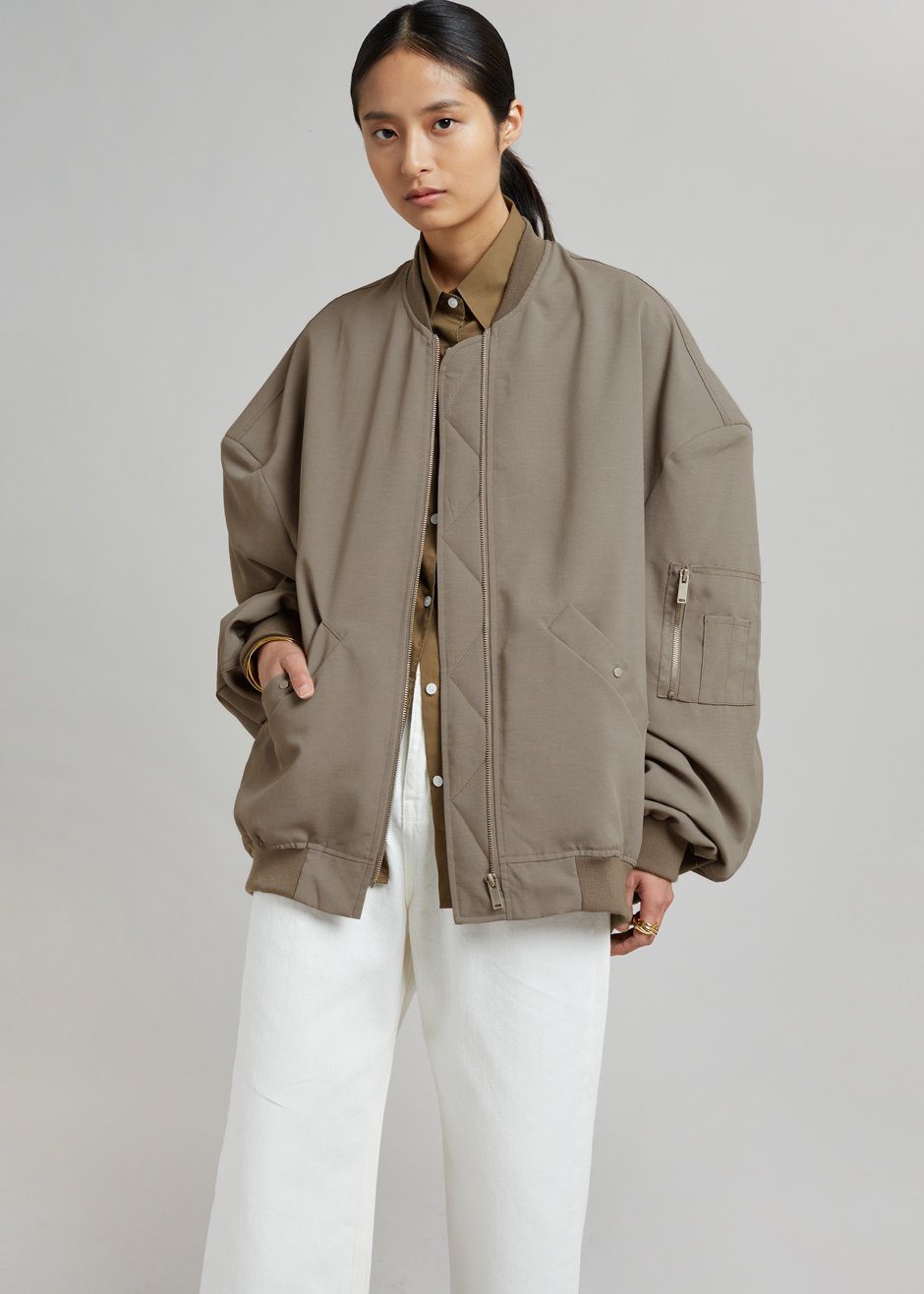 Lumi Bomber Jacket - Dark Olive - 6