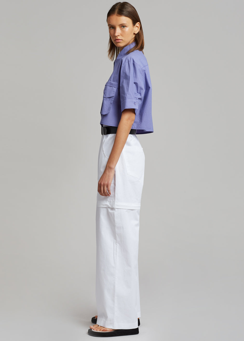 Mada Belted Pants - White - 5