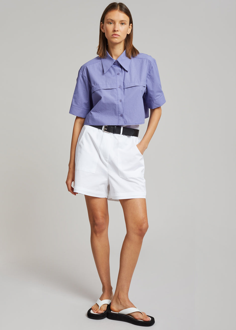 Mada Belted Pants - White - 3