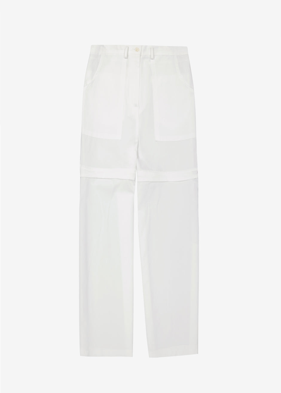 Mada Belted Pants - White - 8