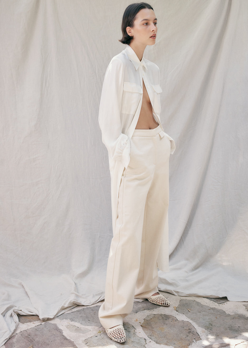 MATIN Slim Pant - Natural - 7