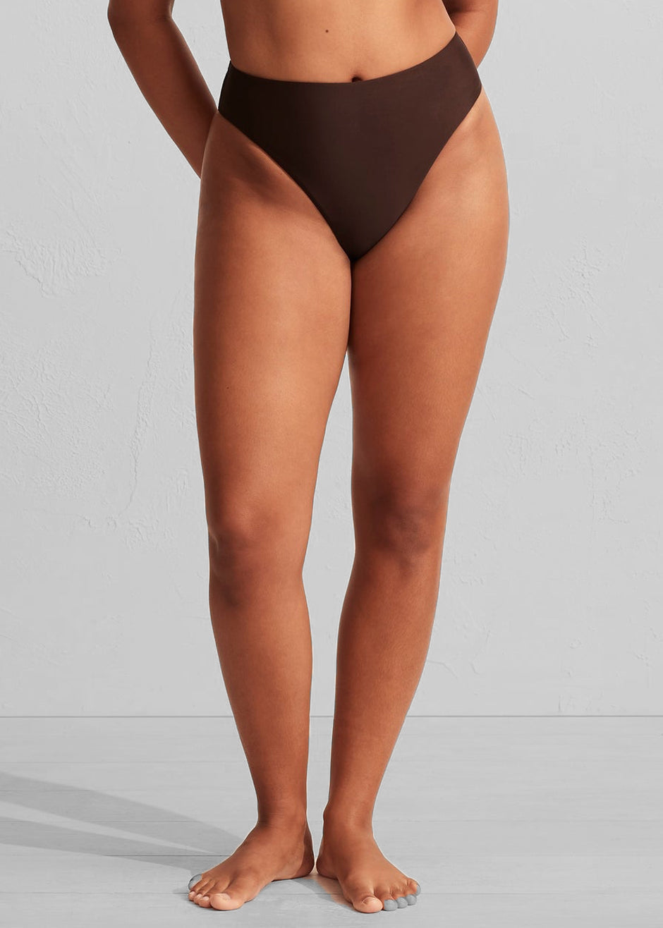 Matteau Nineties High Waist Bikini Brief - Carob - 3