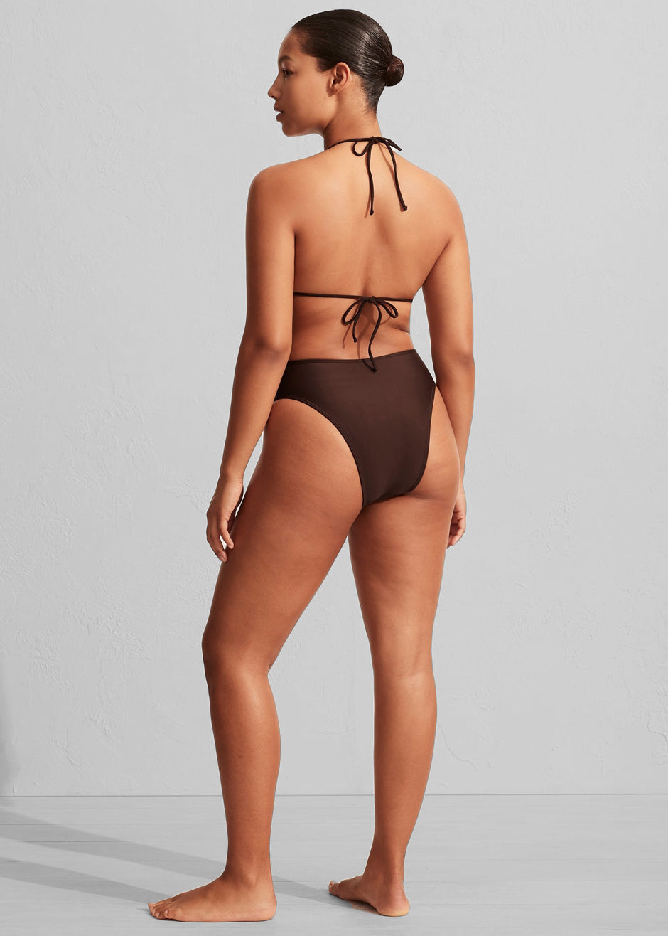 Matteau Nineties High Waist Bikini Brief - Carob - 5