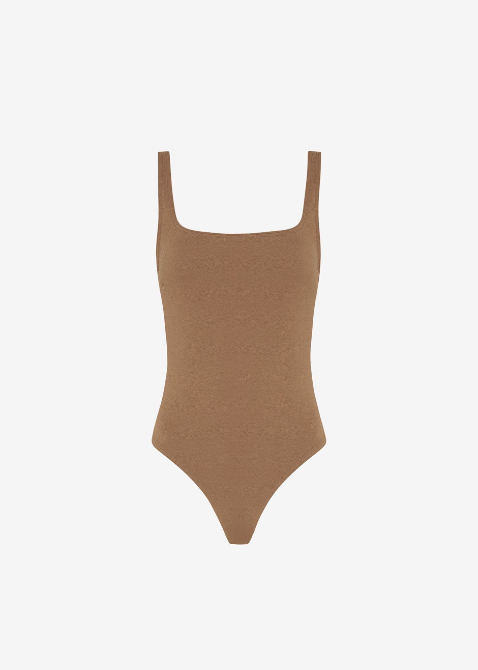 Matteau Nineties Maillot Swimsuit - Cinnamon Crinkle - 5
