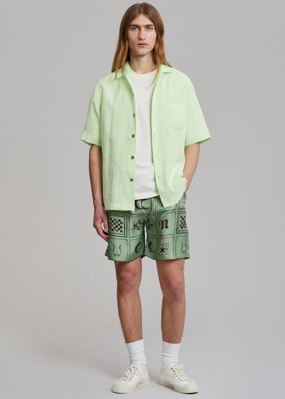 Nanushka Bodil Shirt - Jade - 2