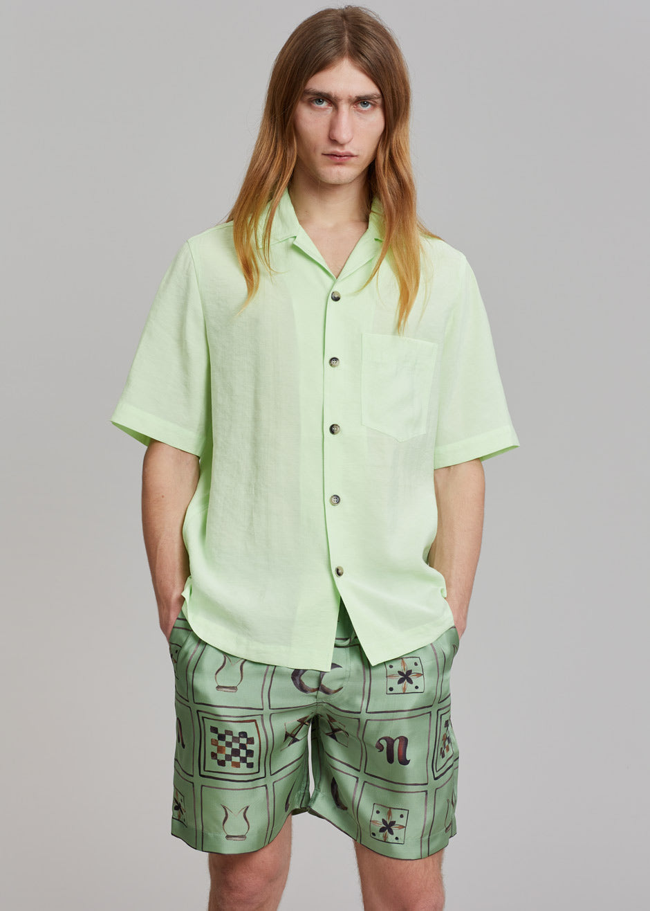 Nanushka Bodil Shirt - Jade - 1