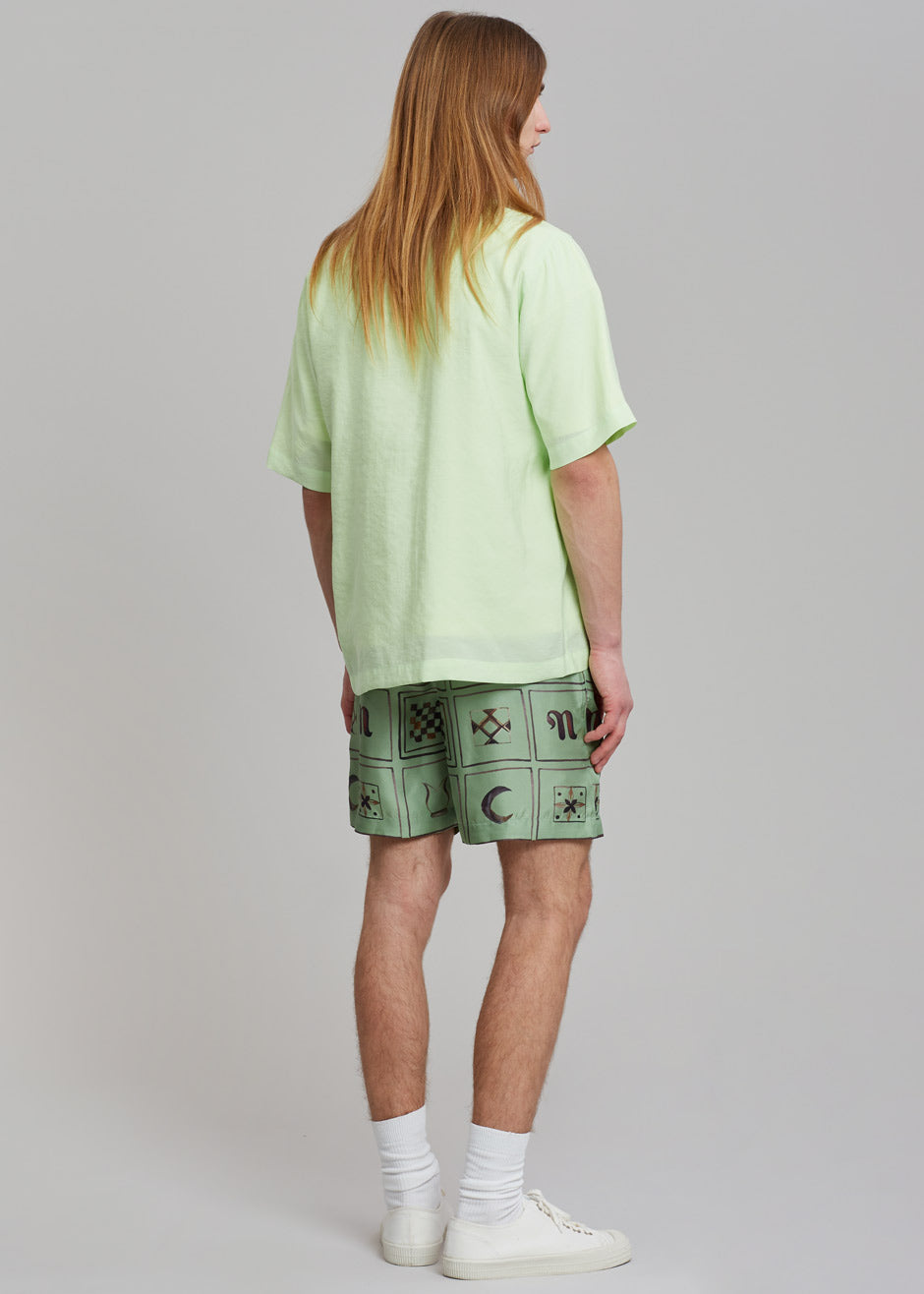 Nanushka Bodil Shirt - Jade - 8