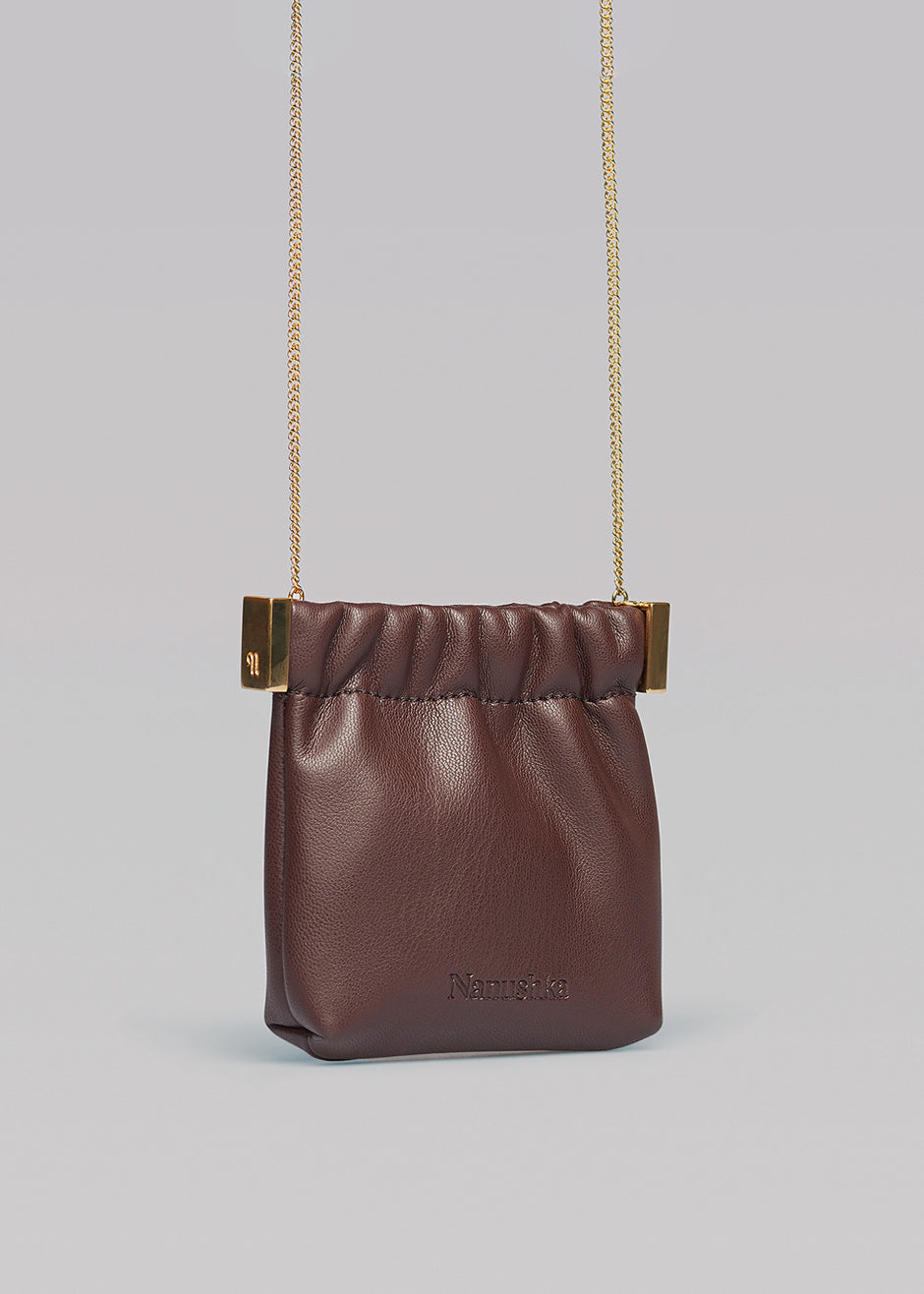 Nanushka The Bar Purse - Dark Brown - 2