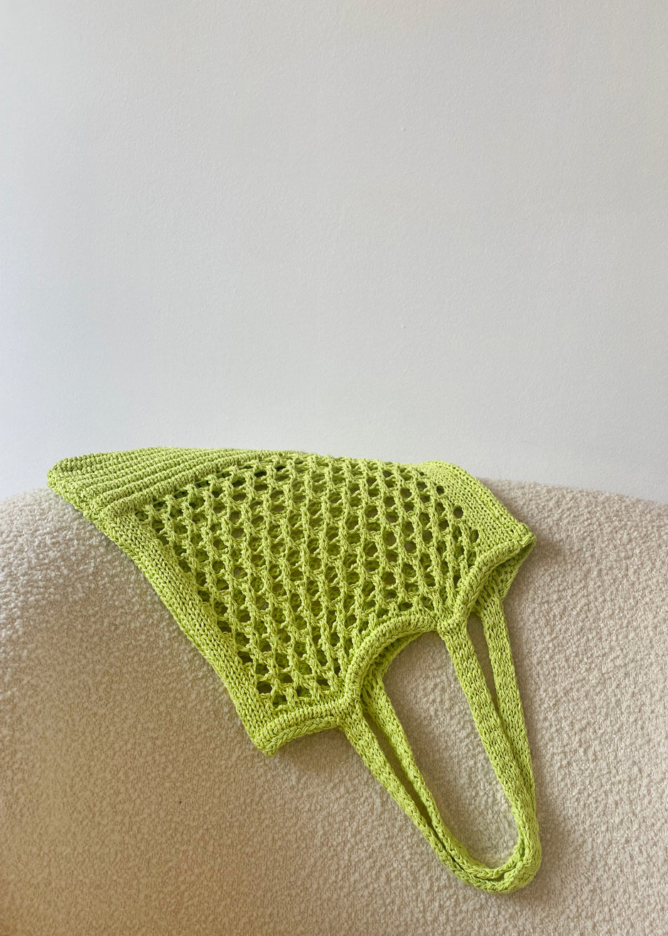 Niroka Net Tote - Lime - 4
