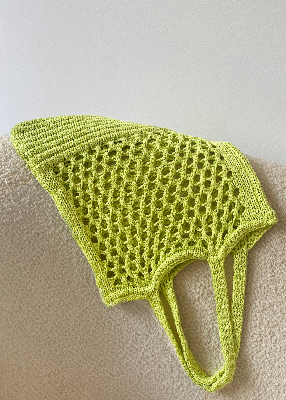Niroka Net Tote - Lime - 7