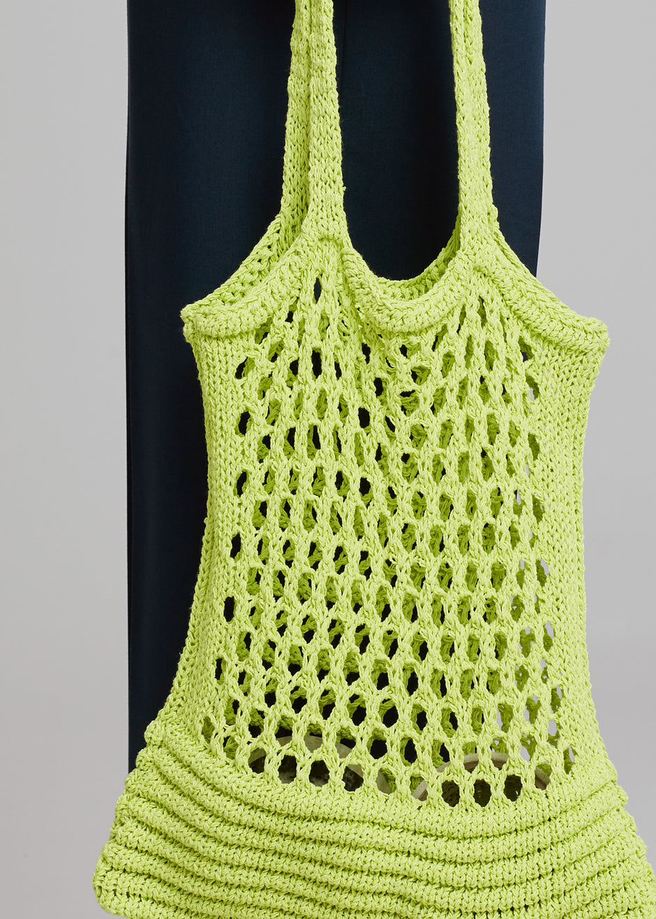 Niroka Net Tote - Lime - 5