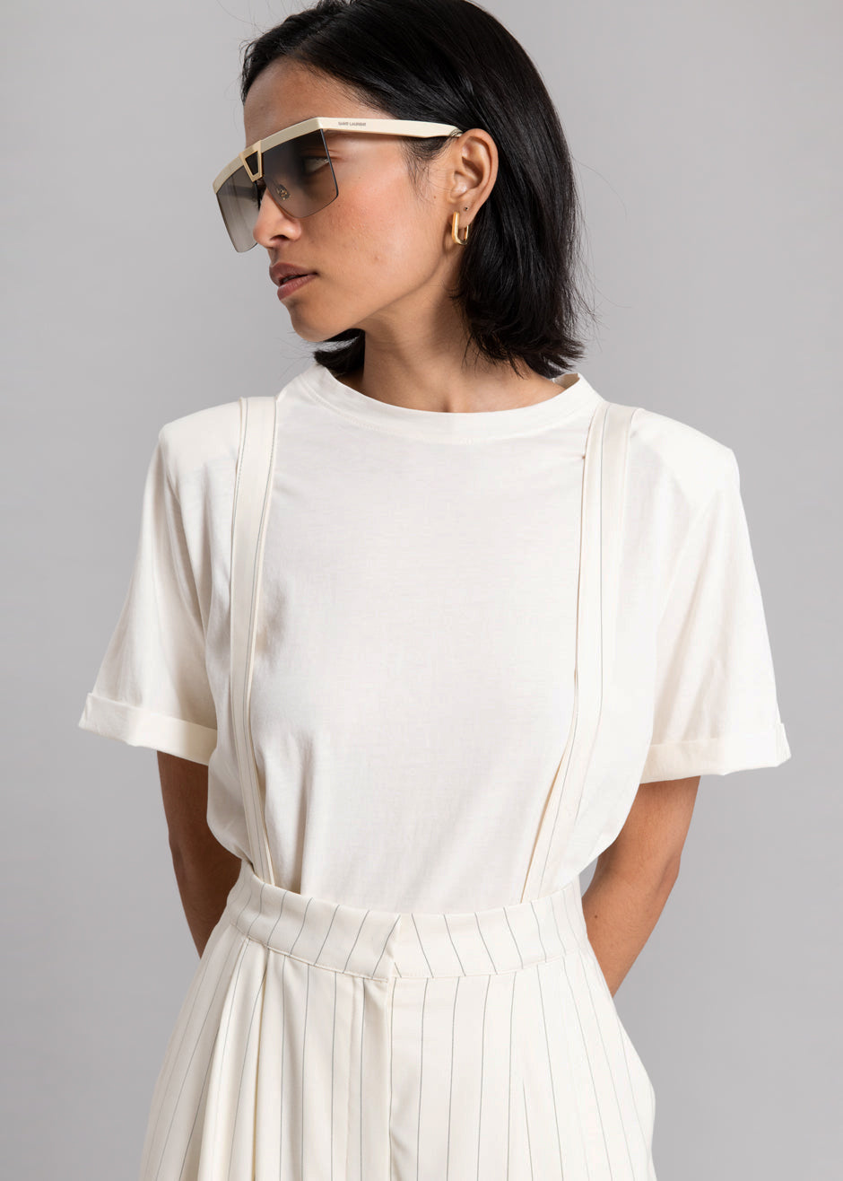 Nuno Thin Stripes Pants - Off White - 12