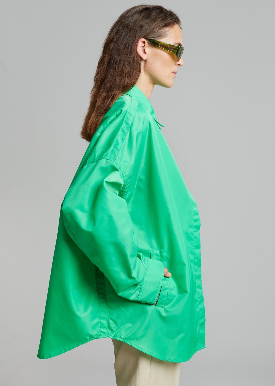 Perla Shirt Jacket - Kelly Green - 13