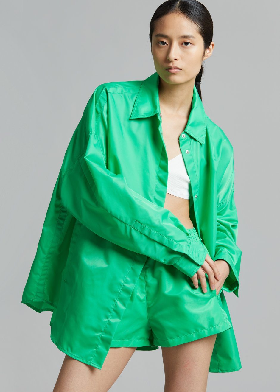 Perla Shirt Jacket - Kelly Green - 12