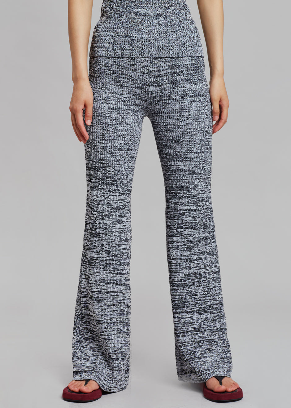 REMAIN Solaima Knit Pants - Black Comb - 4