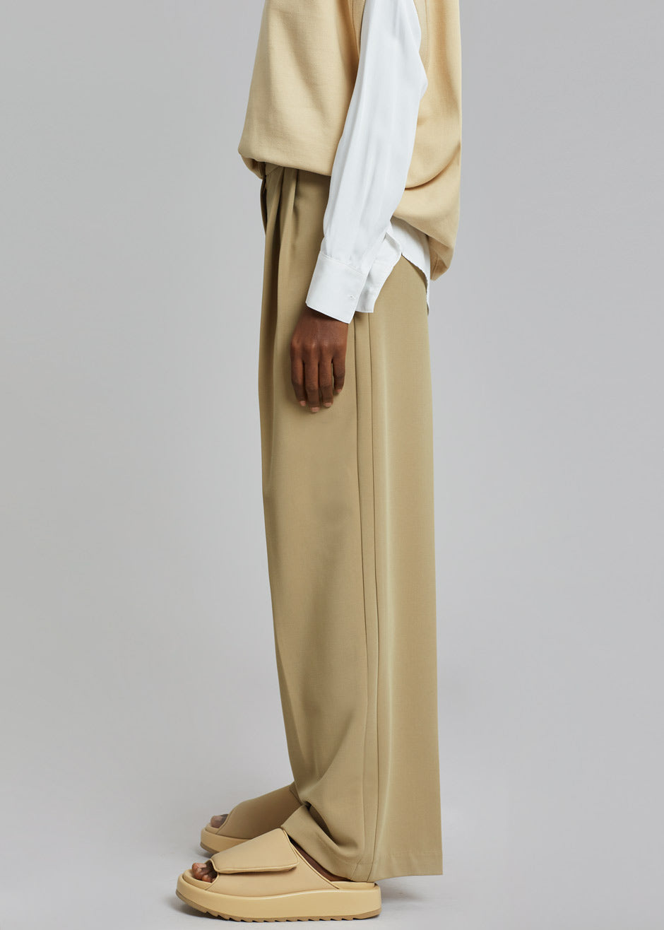 Ren Pleated Pants - Sand - 8